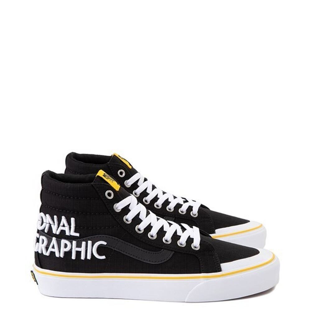Vans National Geographic X Sk8-Hi Reissue 138 'Logo' Black Skate Shoes VN0A3TKPX